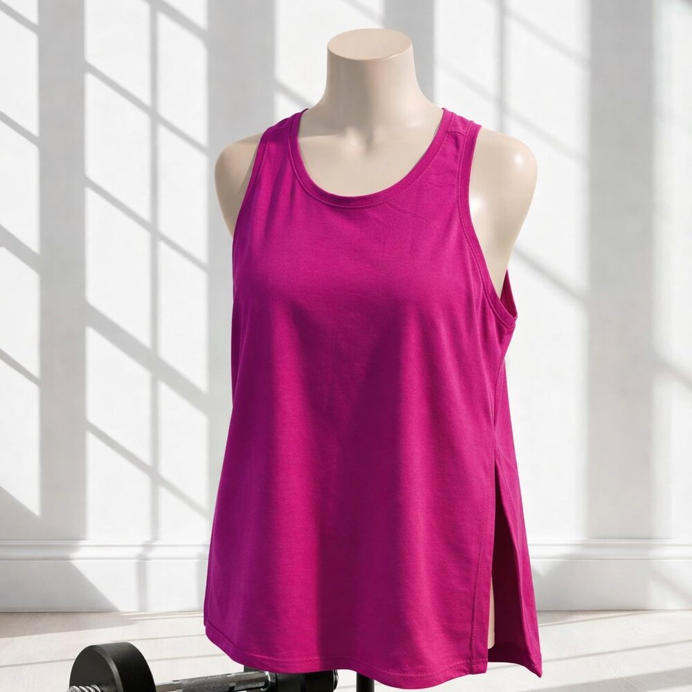 Gap fit ladies small hot pink racerback tank top activewear